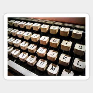 Typewriter Sticker